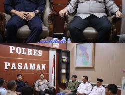 KONI Pasaman Bersilaturahmi dengan Kapolres, AKBP Adirawa Permana Anggawisastra: Tekankan Untuk Menjaga Akuntabilitas Porprov Sumbar 2026