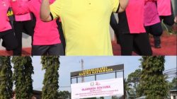 Semarak HKGB ke-74, Bhayangkari Pasaman Perkuat Soliditas Lewat Senam Bersama