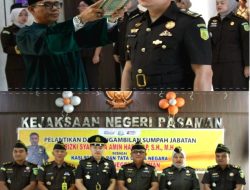 Rizki Syahbana Amin Harahap Dilantik sebagai Kasi Datun Kejari Pasaman