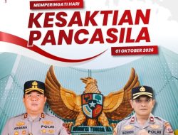 Kapolres Pasaman Bersama Wakapolres dan Jajaran Sampaikan Ucapan Hari Kesaktian Pancasila