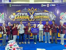 Teknik Sipil UNES Padang Raih Juara I Lomba Uji Beton se-Sumbar, Buktikan Keunggulan Kompetensi Mahasiswa