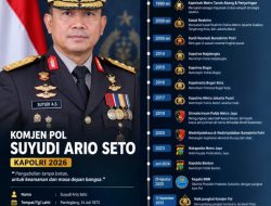 Rekam Jejak Panjang Suyudi Ario Seto, dari Reserse hingga Dipercaya Menjadi Kapolri