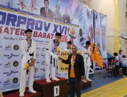 Taekwondo Pasaman: Rizon Badarsyah Ukir Emas Perdana Pasaman di Porprov XVI Sumbar