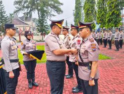 Kapolres Pasaman Pimpin Sertijab Kasat Intelkam dan Kapolsek Lubuk Sikaping