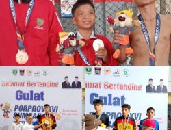 Tiga Hari Bertanding, Gulat Pasaman Koleksi Mendali 1 Perak 4 Perunggu di Porprov XVI Sumbar